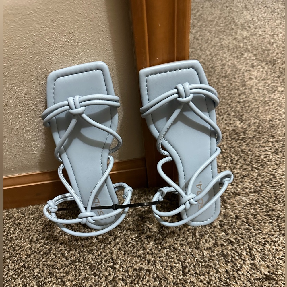 Brand New Light Blue Strappy Sandals